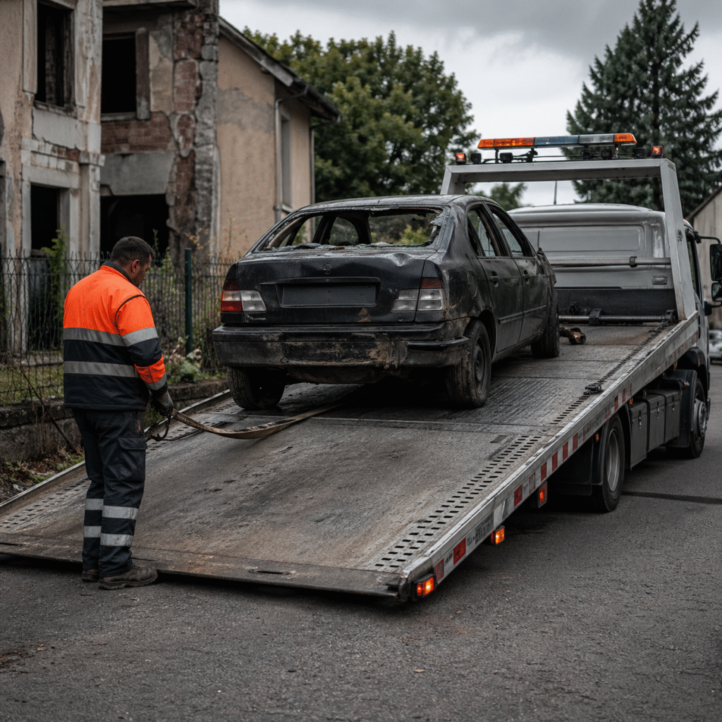 Enlèvement d’épave dans les Yvelines
