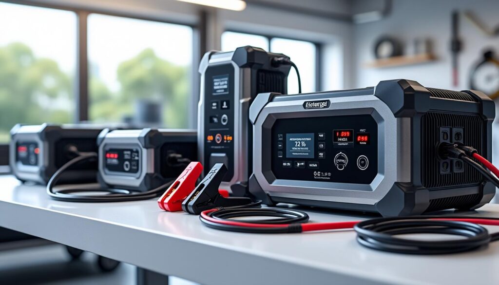 découvrez notre sélection des meilleurs chargeurs de batterie pour voiture, efficaces et fiables, pour ne jamais tomber en panne d'énergie.